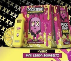 Packman Pink Lemon SourBeltz Gen 3 Disposable (hybrid)