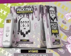 Packman White Gummy Bears Disposable (hybrid)