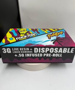 Packman x Party Boyz 3g Disposable Box | 100 pack variety Flavors